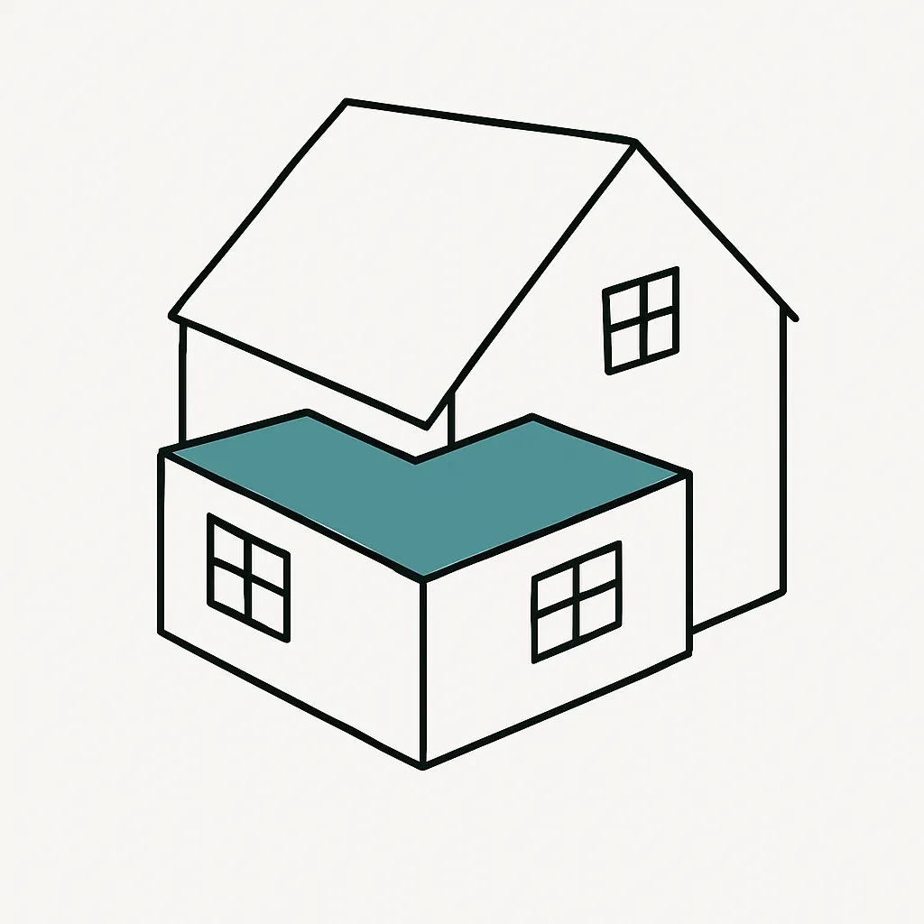 L shaped extension House Extension Kingston upon Thames